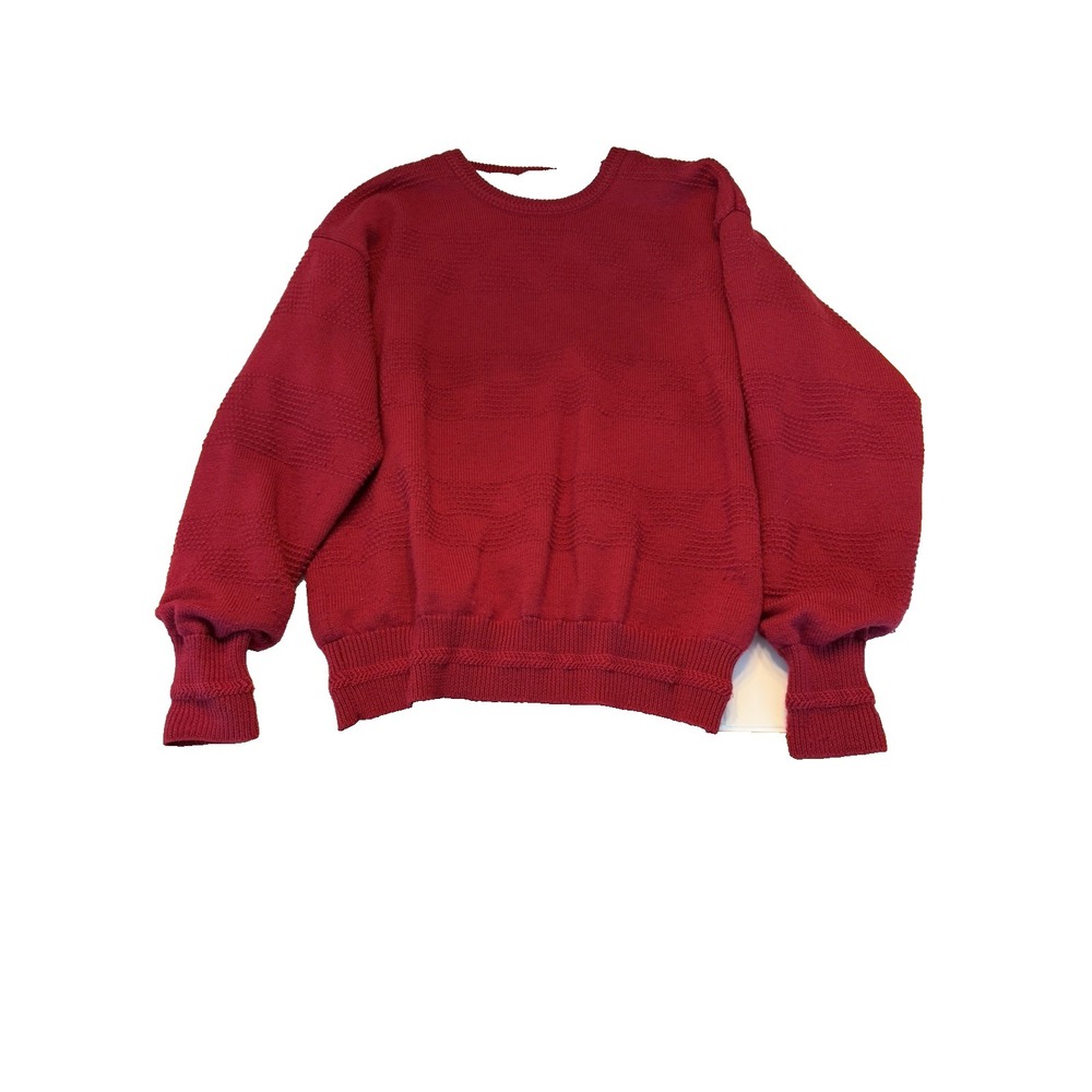 Vintage Titleist By Corbin Red Knit Sweater Men's Size Large